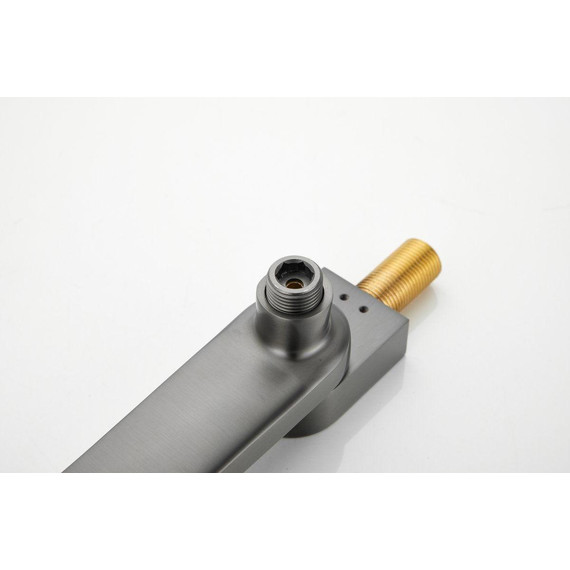 Душевая система для ванны Belz B80713-3, оружейная сталь - 10 Душевая система для ванны Belz B80713-3, оружейная сталь фото 10