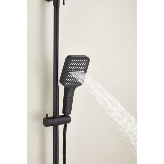 Душевая стойка Belz B24658-7, чёрный матовый фото 26