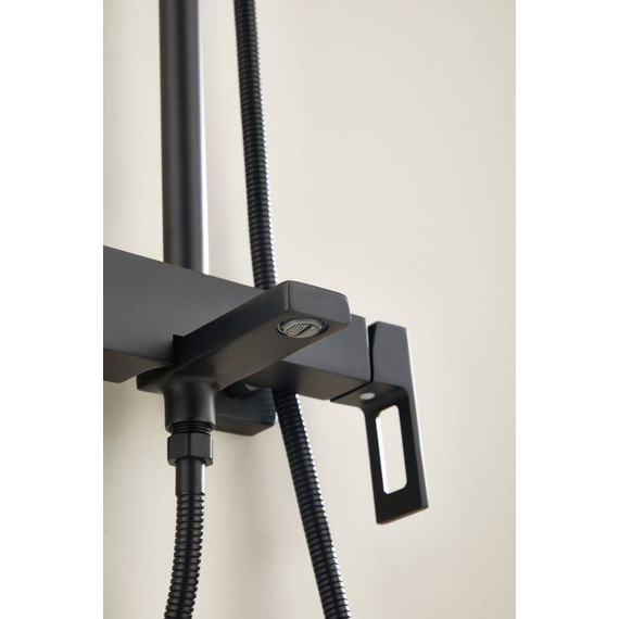 Душевая стойка Belz B24658-7, чёрный матовый фото 37