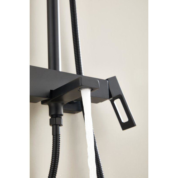 Душевая стойка Belz B24658-7, чёрный матовый фото 36