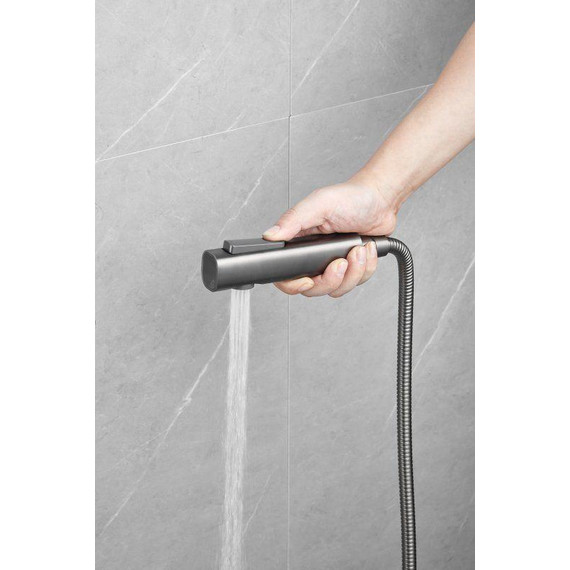 Набор для гигиенического душа Belz B55803-3, оружейная сталь - 8 Набор для гигиенического душа Belz B55803-3, оружейная сталь фото 8