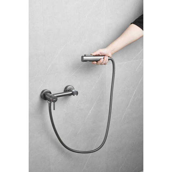 Набор для гигиенического душа Belz B55803-3, оружейная сталь - 9 Набор для гигиенического душа Belz B55803-3, оружейная сталь фото 9