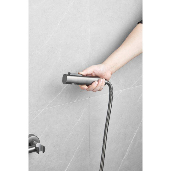 Набор для гигиенического душа Belz B55803-3, оружейная сталь - 14 Набор для гигиенического душа Belz B55803-3, оружейная сталь фото 14