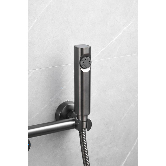 Набор для гигиенического душа Belz B55803-3, оружейная сталь - 15 Набор для гигиенического душа Belz B55803-3, оружейная сталь фото 15