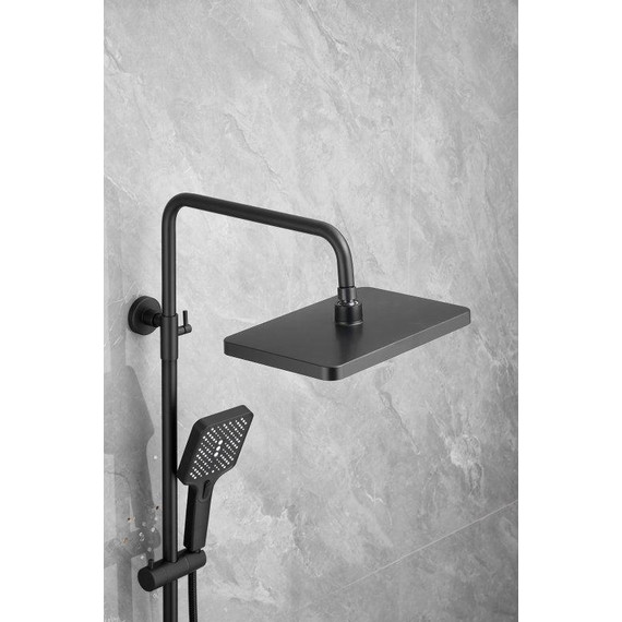 Душевая стойка Belz B24507-7, чёрный фото 30