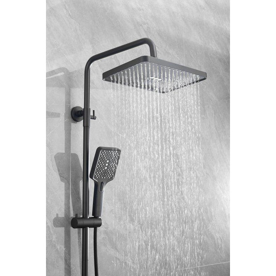 Душевая стойка Belz B24507-7, чёрный фото 31