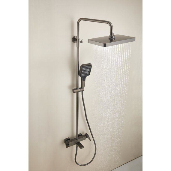 Душевая стойка Belz B24658-3, оружейная сталь фото 38