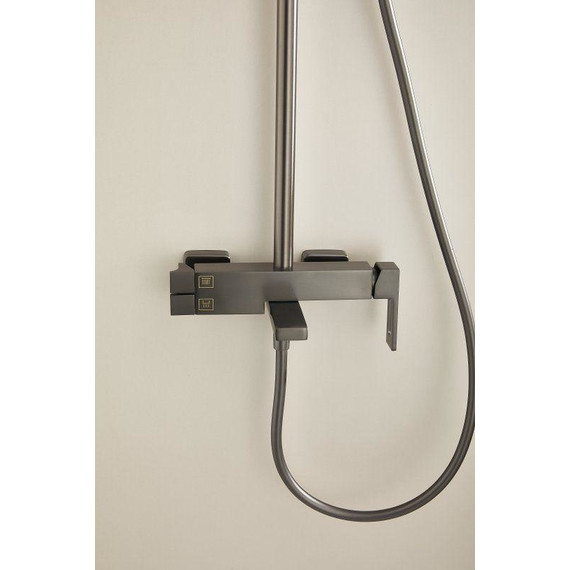 Душевая стойка Belz B24658-3, оружейная сталь фото 42