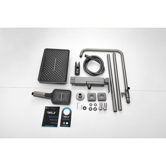 Душевая стойка Belz B24658-3, оружейная сталь фото 58