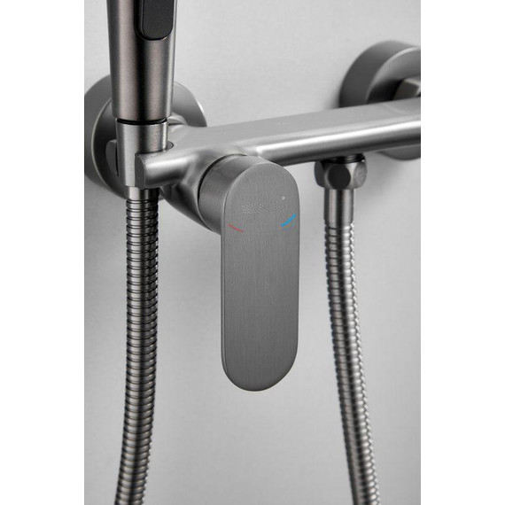 Набор для гигиенического душа Belz B55645-3, оружейная сталь - 16 Набор для гигиенического душа Belz B55645-3, оружейная сталь фото 16