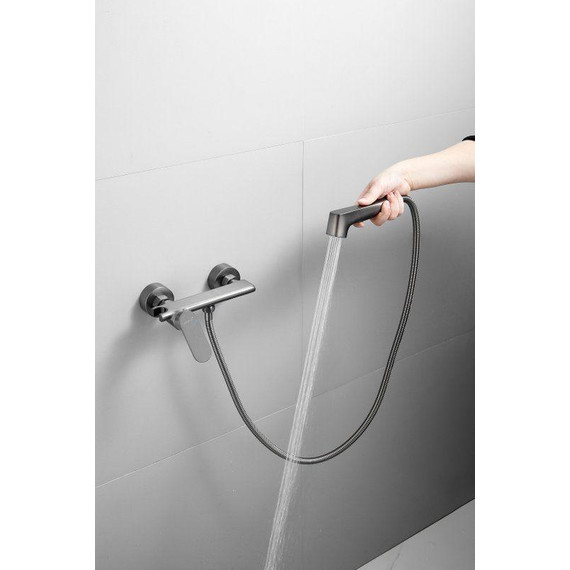 Набор для гигиенического душа Belz B55645-3, оружейная сталь - 8 Набор для гигиенического душа Belz B55645-3, оружейная сталь фото 8