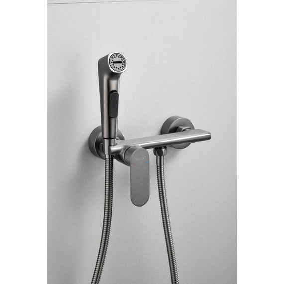 Набор для гигиенического душа Belz B55645-3, оружейная сталь - 10 Набор для гигиенического душа Belz B55645-3, оружейная сталь фото 10