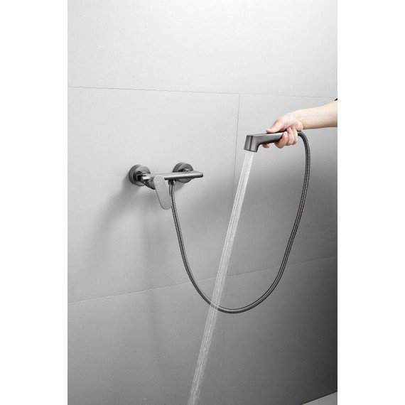 Набор для гигиенического душа Belz B55645-3, оружейная сталь - 3 Набор для гигиенического душа Belz B55645-3, оружейная сталь фото 3