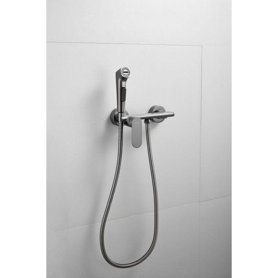 Набор для гигиенического душа Belz B55645-3, оружейная сталь - 9 Набор для гигиенического душа Belz B55645-3, оружейная сталь фото 9