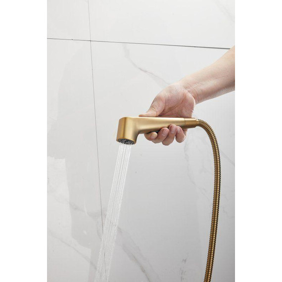 Набор для гигиенического душа Belz B55645-5, золото матовое - 22 Набор для гигиенического душа Belz B55645-5, золото матовое фото 22