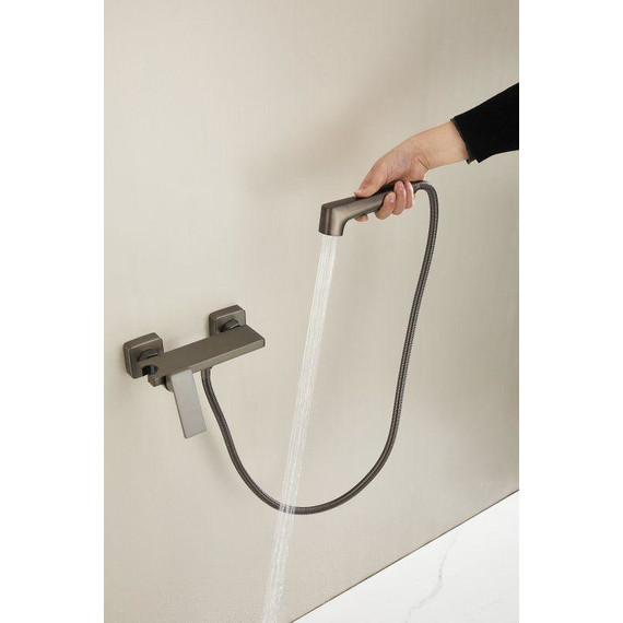 Набор для гигиенического душа Belz B55653-3, оружейная сталь - 11 Набор для гигиенического душа Belz B55653-3, оружейная сталь фото 11