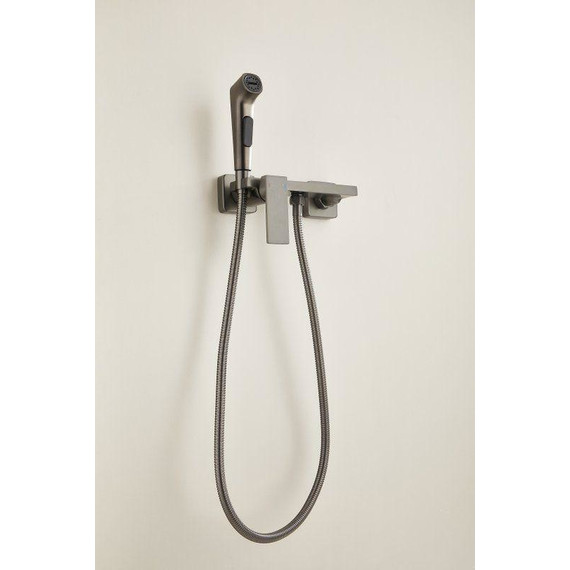 Набор для гигиенического душа Belz B55653-3, оружейная сталь - 5 Набор для гигиенического душа Belz B55653-3, оружейная сталь фото 5