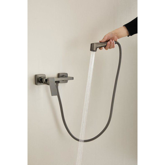 Набор для гигиенического душа Belz B55653-3, оружейная сталь - 8 Набор для гигиенического душа Belz B55653-3, оружейная сталь фото 8