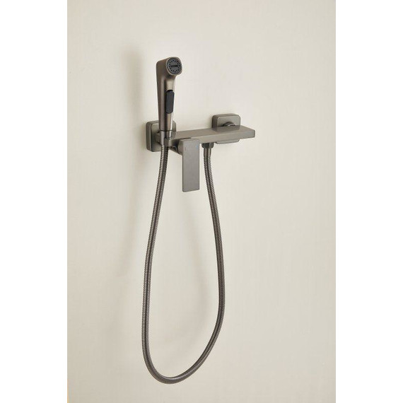 Набор для гигиенического душа Belz B55653-3, оружейная сталь -  Набор для гигиенического душа Belz B55653-3, оружейная сталь фото