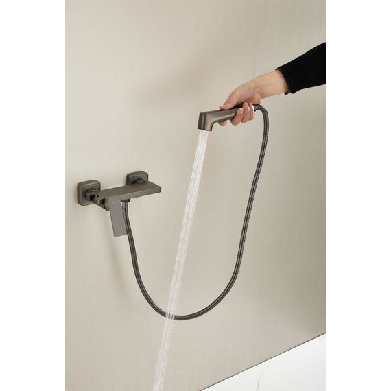 Набор для гигиенического душа Belz B55653-3, оружейная сталь - 3 Набор для гигиенического душа Belz B55653-3, оружейная сталь фото 3