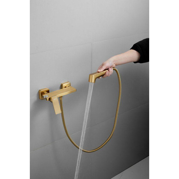 Набор для гигиенического душа Belz B55653-5, золото матовое - 7 Набор для гигиенического душа Belz B55653-5, золото матовое фото 7