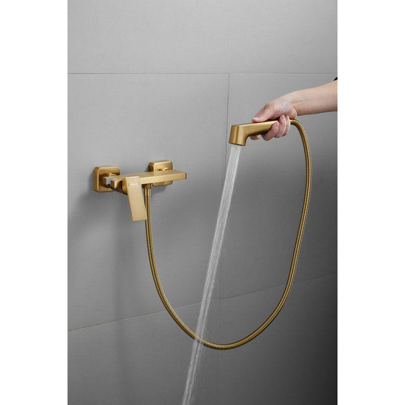 Набор для гигиенического душа Belz B55653-5, золото матовое - 8 Набор для гигиенического душа Belz B55653-5, золото матовое фото 8