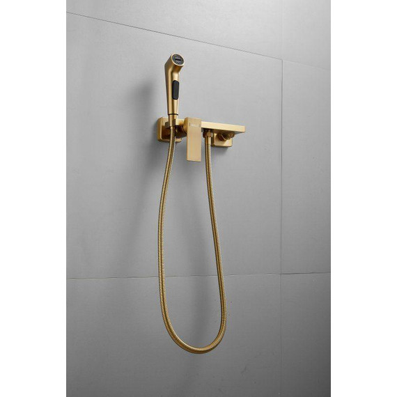 Набор для гигиенического душа Belz B55653-5, золото матовое - 5 Набор для гигиенического душа Belz B55653-5, золото матовое фото 5