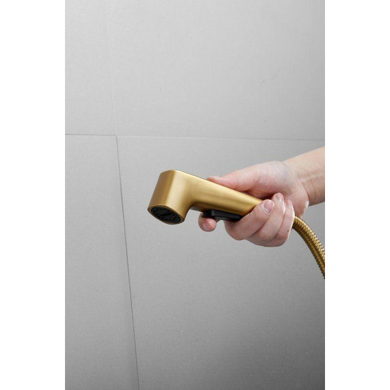 Набор для гигиенического душа Belz B55653-5, золото матовое - 20 Набор для гигиенического душа Belz B55653-5, золото матовое фото 20