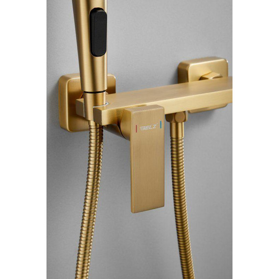 Набор для гигиенического душа Belz B55653-5, золото матовое - 21 Набор для гигиенического душа Belz B55653-5, золото матовое фото 21