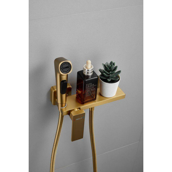 Набор для гигиенического душа Belz B55653-5, золото матовое - 22 Набор для гигиенического душа Belz B55653-5, золото матовое фото 22
