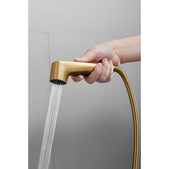 Набор для гигиенического душа Belz B55653-5, золото матовое - 26 Набор для гигиенического душа Belz B55653-5, золото матовое фото 26