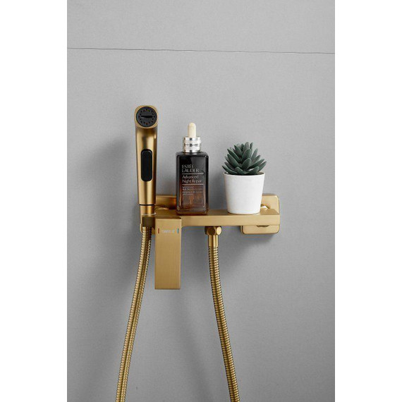 Набор для гигиенического душа Belz B55653-5, золото матовое - 27 Набор для гигиенического душа Belz B55653-5, золото матовое фото 27