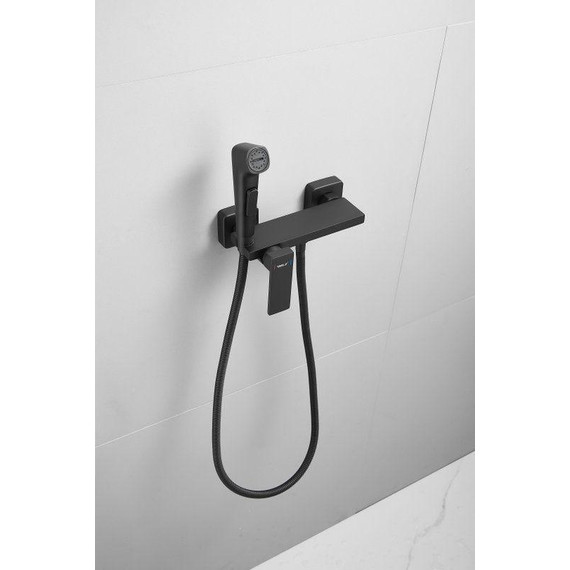 Набор для гигиенического душа Belz B55653-7, чёрный матовый - 8 Набор для гигиенического душа Belz B55653-7, чёрный матовый фото 8