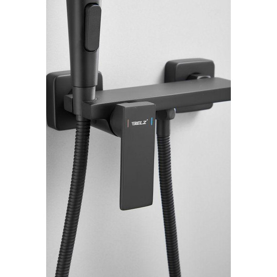 Набор для гигиенического душа Belz B55653-7, чёрный матовый - 27 Набор для гигиенического душа Belz B55653-7, чёрный матовый фото 27