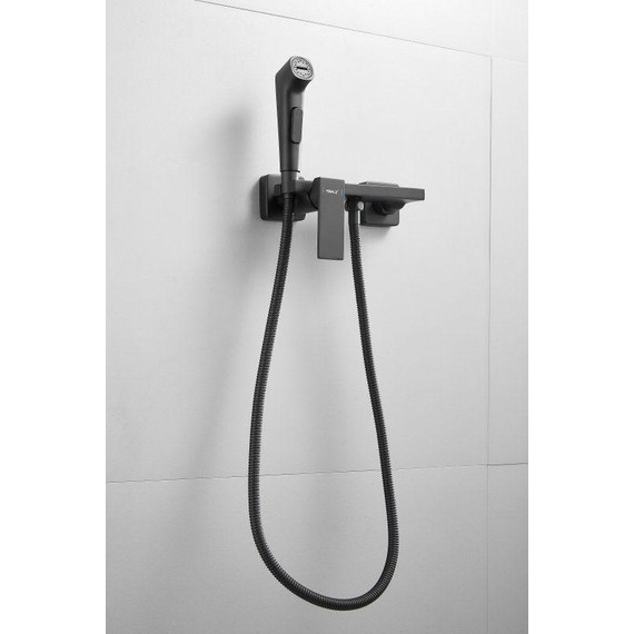 Набор для гигиенического душа Belz B55653-7, чёрный матовый - 3 Набор для гигиенического душа Belz B55653-7, чёрный матовый фото 3