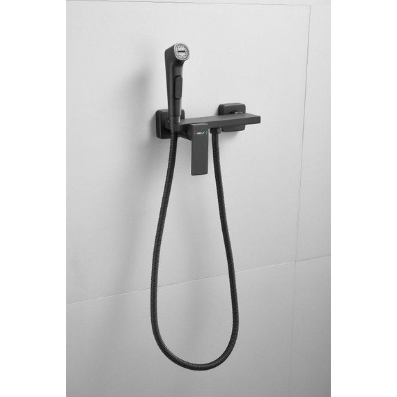 Набор для гигиенического душа Belz B55653-7, чёрный матовый - 7 Набор для гигиенического душа Belz B55653-7, чёрный матовый фото 7