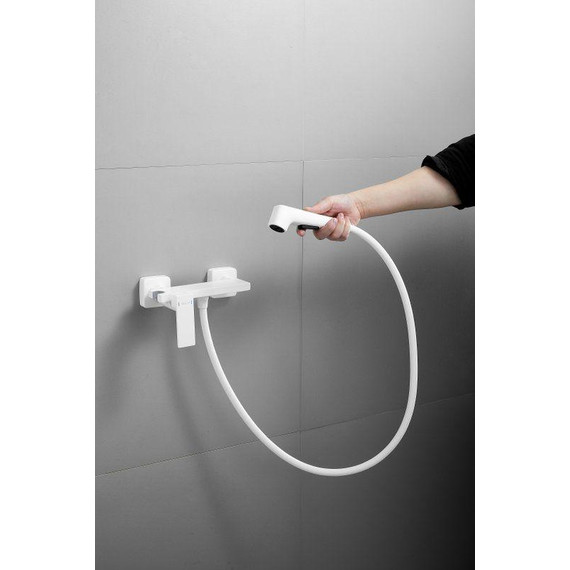 Набор для гигиенического душа Belz B55653-8, белый матовый - 5 Набор для гигиенического душа Belz B55653-8, белый матовый фото 5