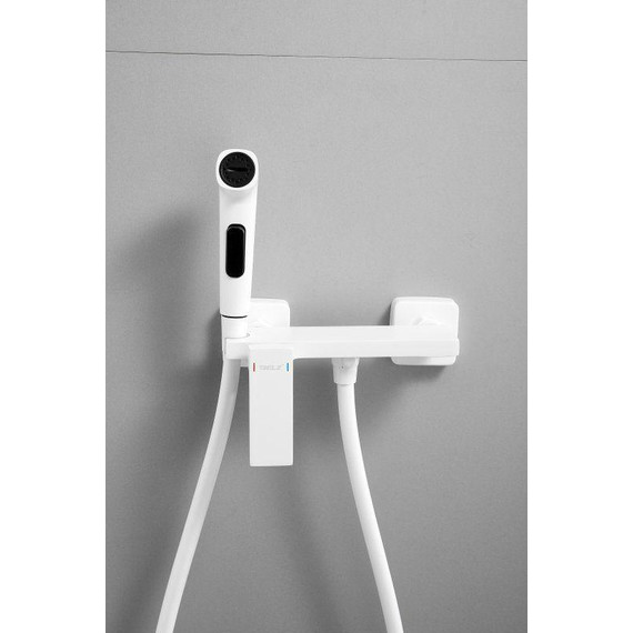 Набор для гигиенического душа Belz B55653-8, белый матовый - 4 Набор для гигиенического душа Belz B55653-8, белый матовый фото 4