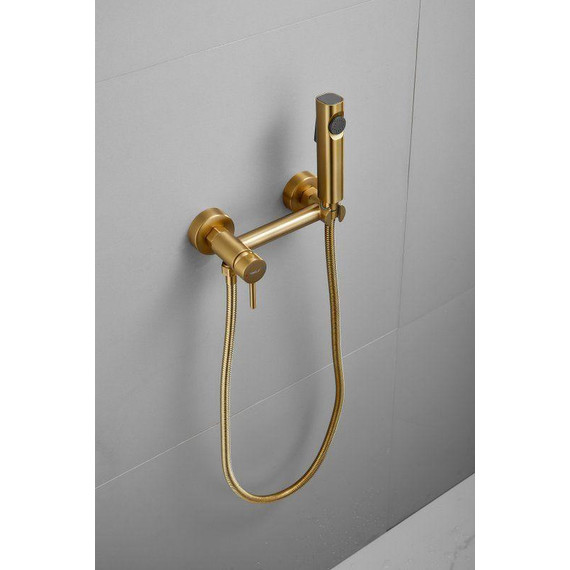 Набор для гигиенического душа Belz B55803-5, золото матовое - 5 Набор для гигиенического душа Belz B55803-5, золото матовое фото 5