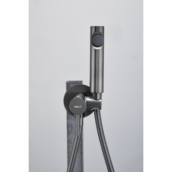 Набор для гигиенического душа Belz B55804-3 (со скрытой частью) оружейная сталь - 4 Набор для гигиенического душа Belz B55804-3 (со скрытой частью) оружейная сталь фото 4