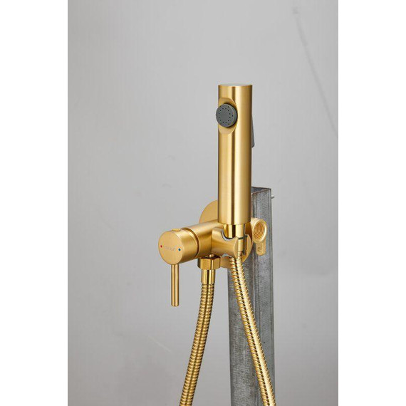 Набор для гигиенического душа Belz B55804-5 (со скрытой частью) золото матовое - 7 Набор для гигиенического душа Belz B55804-5 (со скрытой частью) золото матовое фото 7