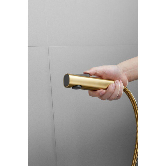 Набор для гигиенического душа Belz B55804-5 (со скрытой частью) золото матовое - 6 Набор для гигиенического душа Belz B55804-5 (со скрытой частью) золото матовое фото 6