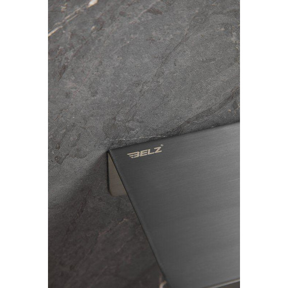 Держатель для туалетной бумаги Belz B9001-3, оружейная сталь фото 9