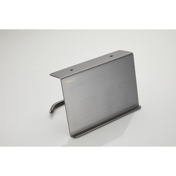 Держатель для туалетной бумаги Belz B9001-3, оружейная сталь фото 19