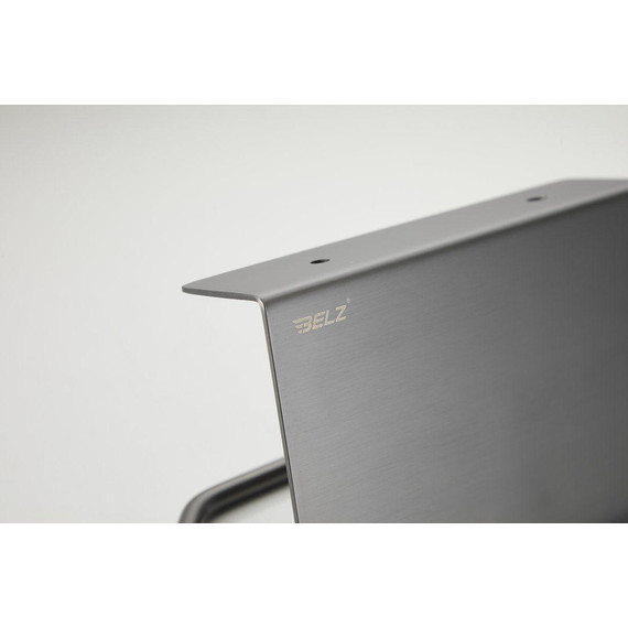 Держатель для туалетной бумаги Belz B9001-3, оружейная сталь фото 18