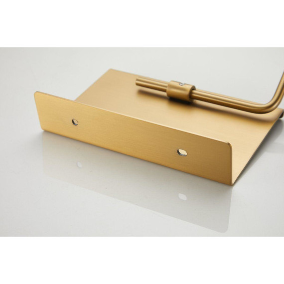 Держатель для туалетной бумаги Belz B9001-5, брашированное золото фото 17