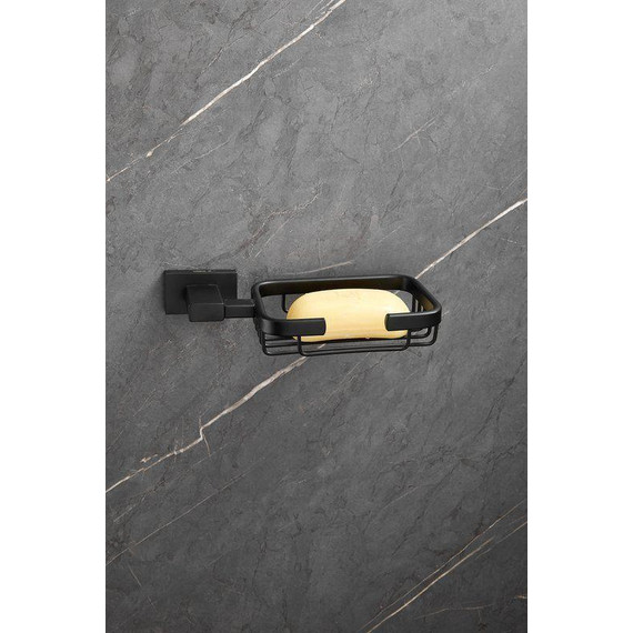 Мыльница Belz B90302-1, чёрный матовый - 4 Мыльница Belz B90302-1, чёрный матовый фото 4