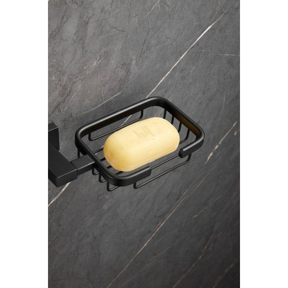 Мыльница Belz B90302-1, чёрный матовый - 6 Мыльница Belz B90302-1, чёрный матовый фото 6