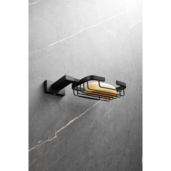 Мыльница Belz B90302-1, чёрный матовый - 7 Мыльница Belz B90302-1, чёрный матовый фото 7