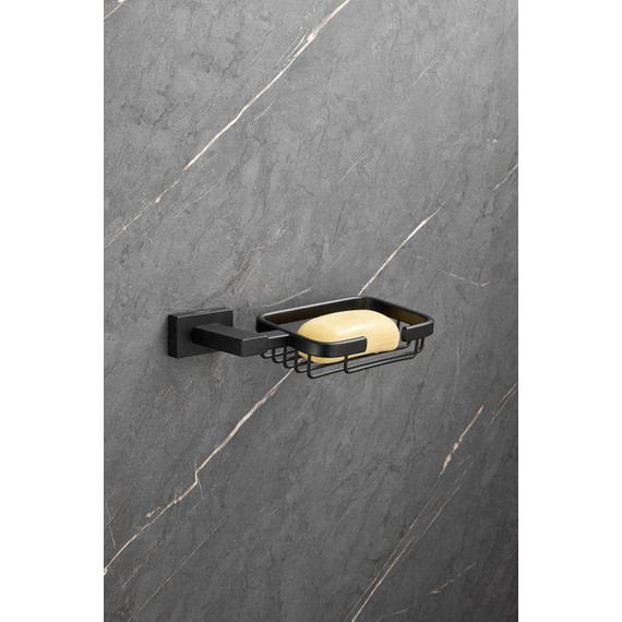 Мыльница Belz B90302-1, чёрный матовый - 8 Мыльница Belz B90302-1, чёрный матовый фото 8